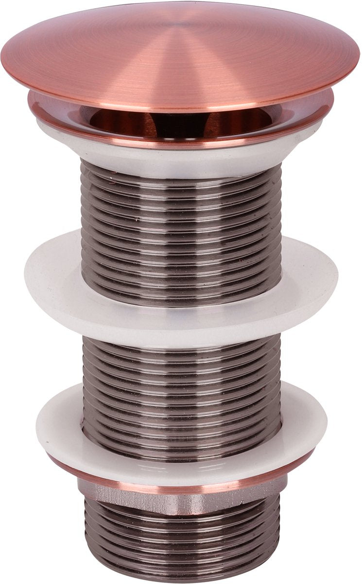 Differnz-Ablassschraube aus rotem Kupfer – immer offen, Mix-Match – Größe: L – ã˜ 72 mm