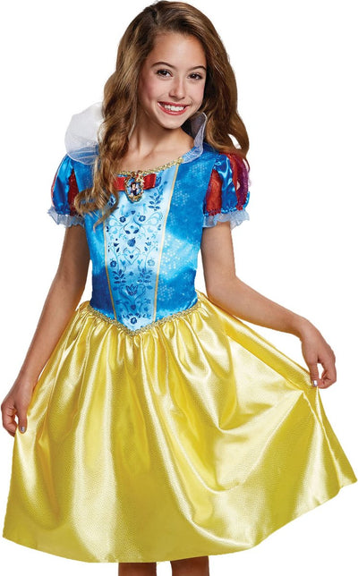 Verkleidung Disney Prinzessin - Schneewittchen, Schneewittchen klassisch, Größe S (5 - 6 Jahre), Mädchen