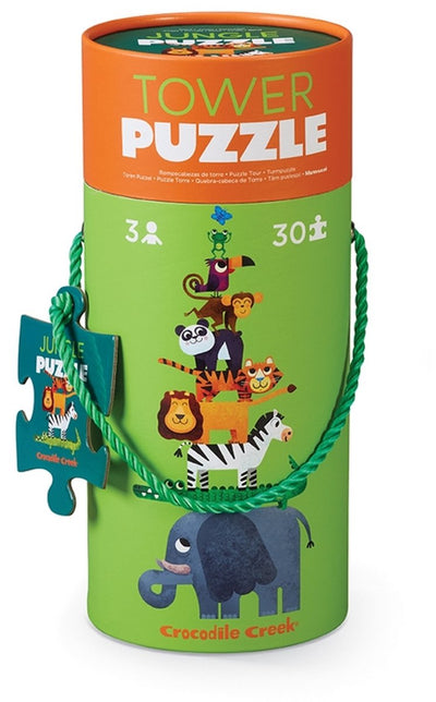 Crocodile Creek Tower Puzzle Dschungel – 30 Teile