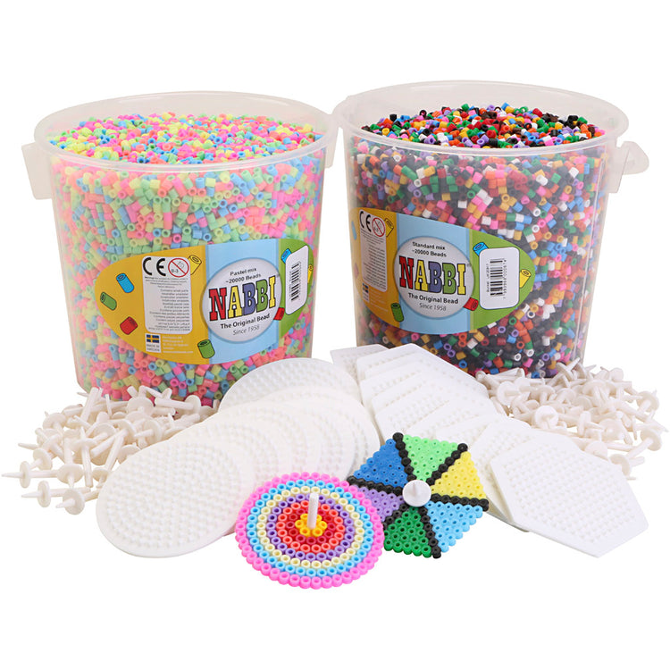 Nabbi Draaitol Starter Kit mit Perlen, mittel, 1 Set