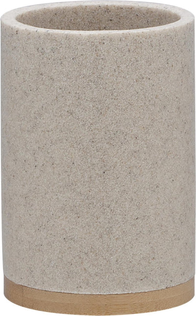 Sealskin Grace – freistehender Zahnputzbecher – Sand