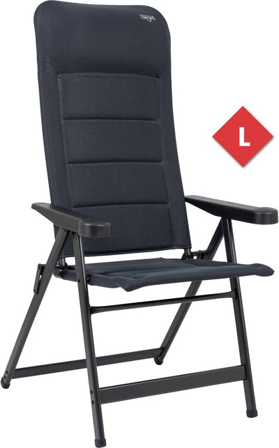 Crespo - Liegestuhl - L - AP 240 - Air-Deluxe - Grau - 2025