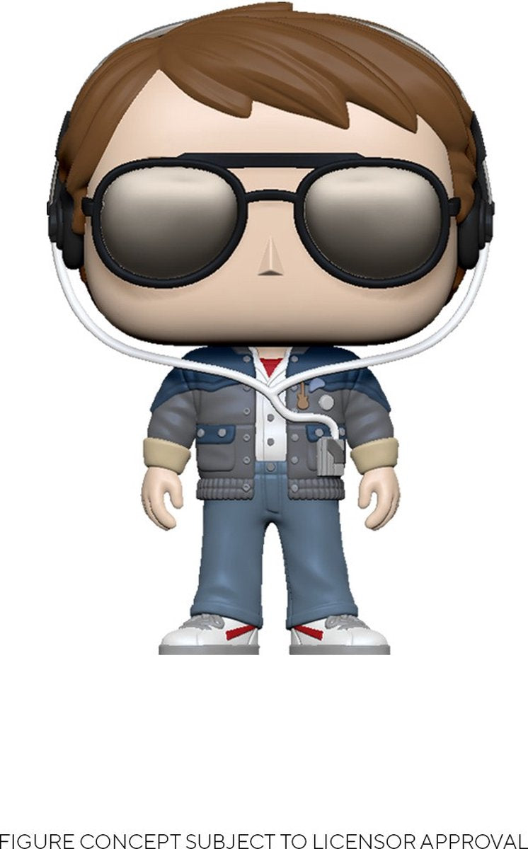 Funko Pop Back to the Future Vinylfigur „Marty mit Brille“.