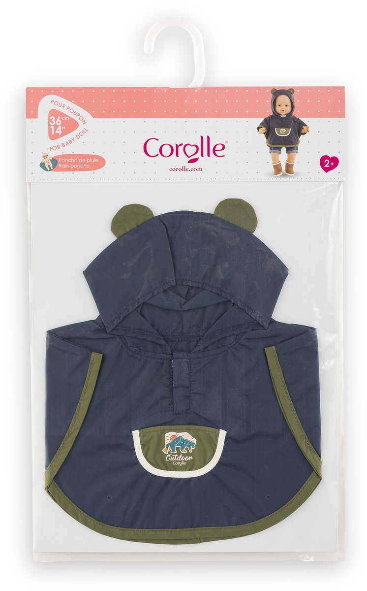 Corolle Regenponcho kleiner Entdecker – 36 cm