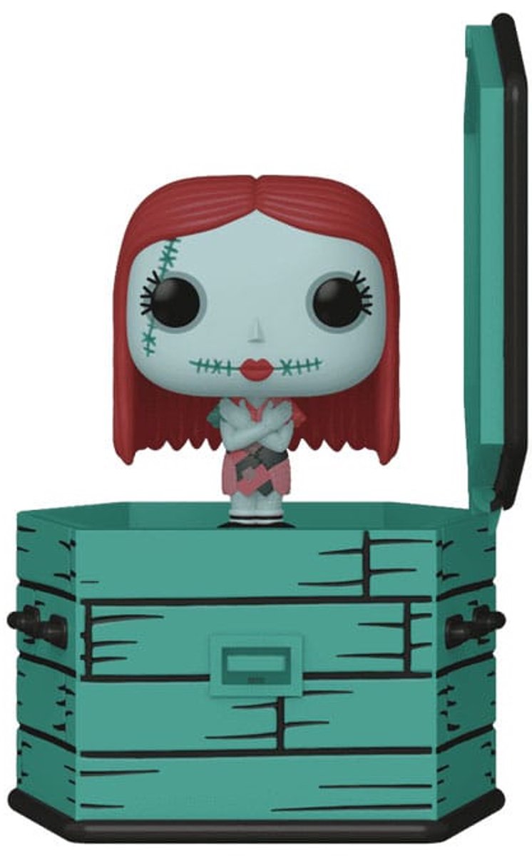 Funko The Nightmare Before Christmas Sarg-Pocket-Pop! Vinylfigur Sally Sewing 6 cm