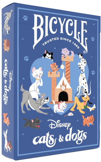 Bicycle Disney's Cats Dogs – Premium-Spielkarten – Kreativ – Poker – Sammlerstück