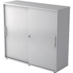 Bach Schiebetürschrank Hammerer 1753s re Melamin 120x40x110cm grau