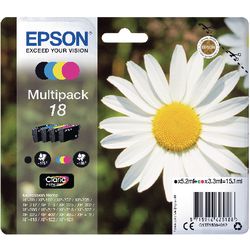 Epson 18 Tintenpatronen Schwarz Cyan Magenta Gelb