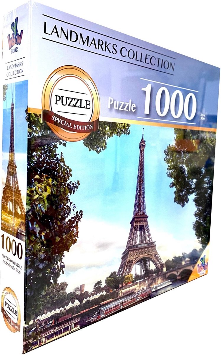 Braet Puzzle Wahrzeichen der Welt - Eiffelturm 1000 Teile