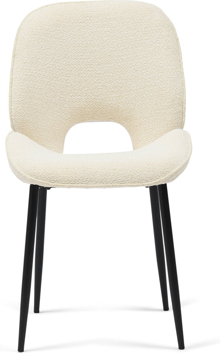 Riviera Maison Mr. Beekman DC Simply White – Polyester, Eisen – Simply White – 64,0 x 51,0 x 91,0 cm