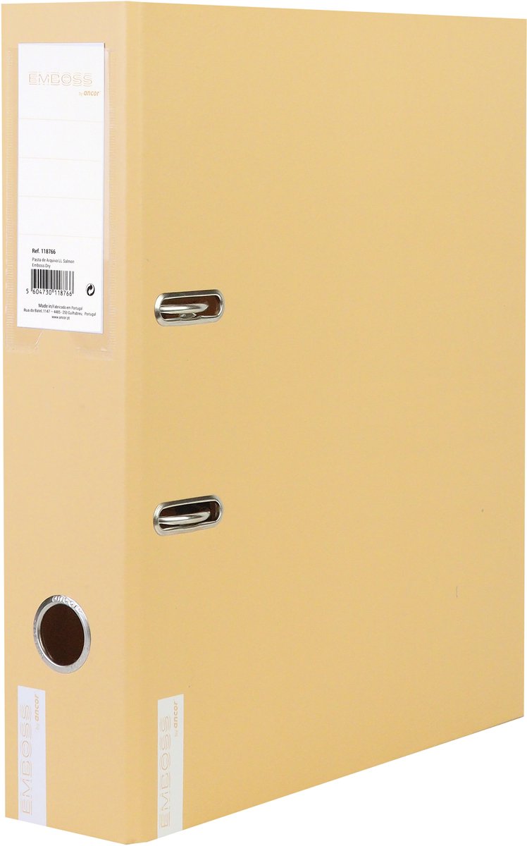 Ancor-Binder, geprägt, trocken, A4, 2r, 8 cm, Senfgelb -an-118742