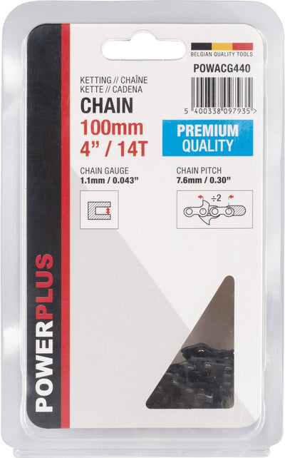 Powerplus powacg440 – Kette für Kettensäge – 100 mm