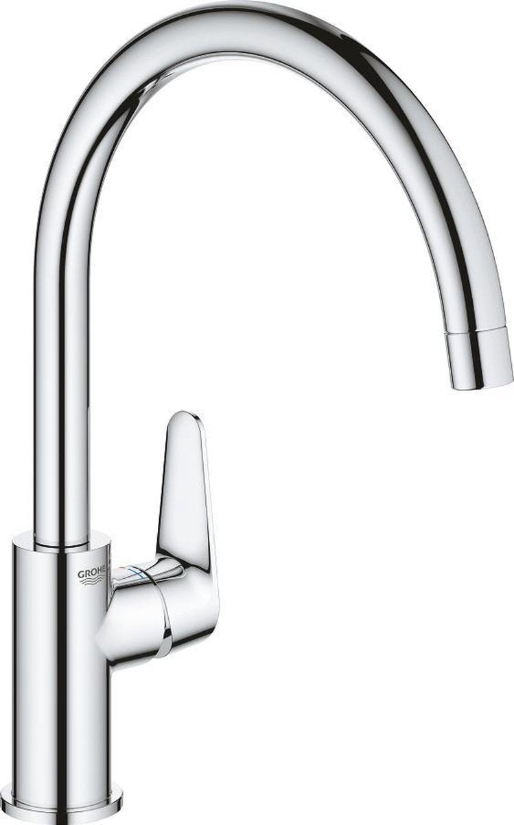 Grohe Start Curve Küchenmischbatterie – schwenkbarer Auslauf – Chrom