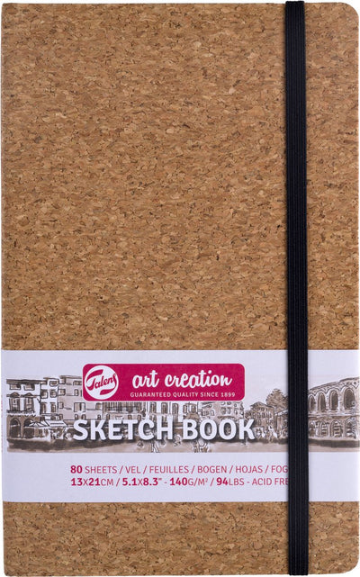 Talens Art Creation Skizzenbuch Kork | 13 x 21 cm, 140 g, 80 Blatt