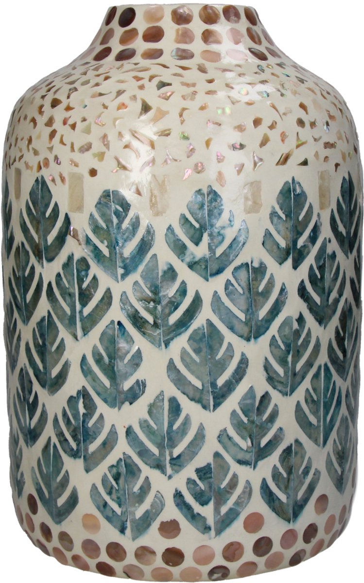 HD Collection Vase Capiz Multi 20x20x30cm