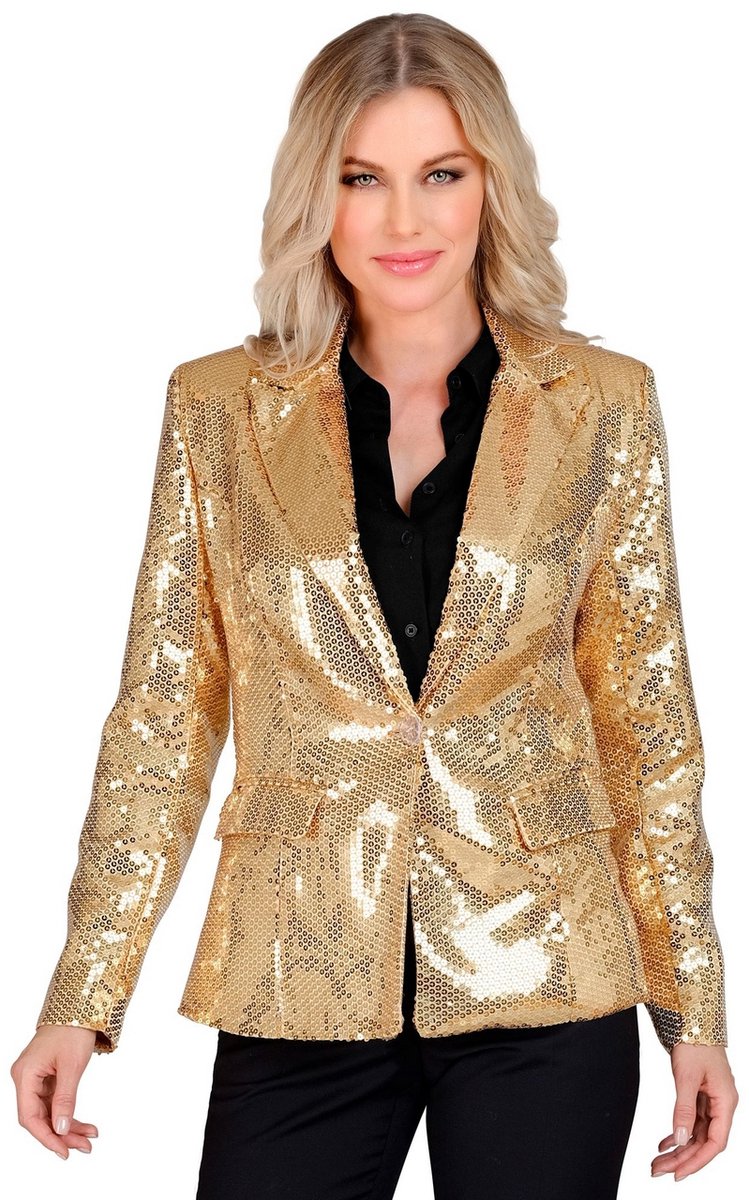 Widmann-Paillettenblazer-Showgirl an Goldfrau verkauft