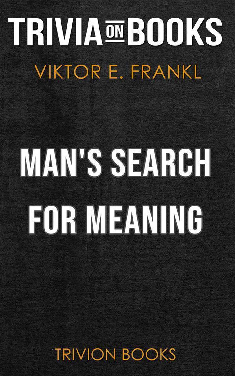 Die Sinnsuche des Menschen von Viktor E. frankl (trivia-on-books)