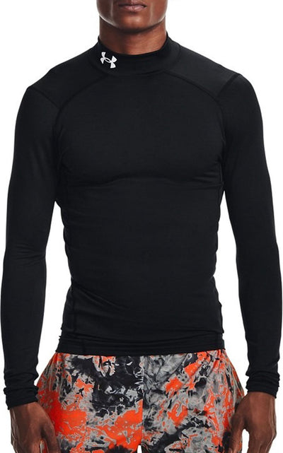 Under Armour UA CG Armour Compression Mock Herren-Thermoshirt – Schwarz – Größe M