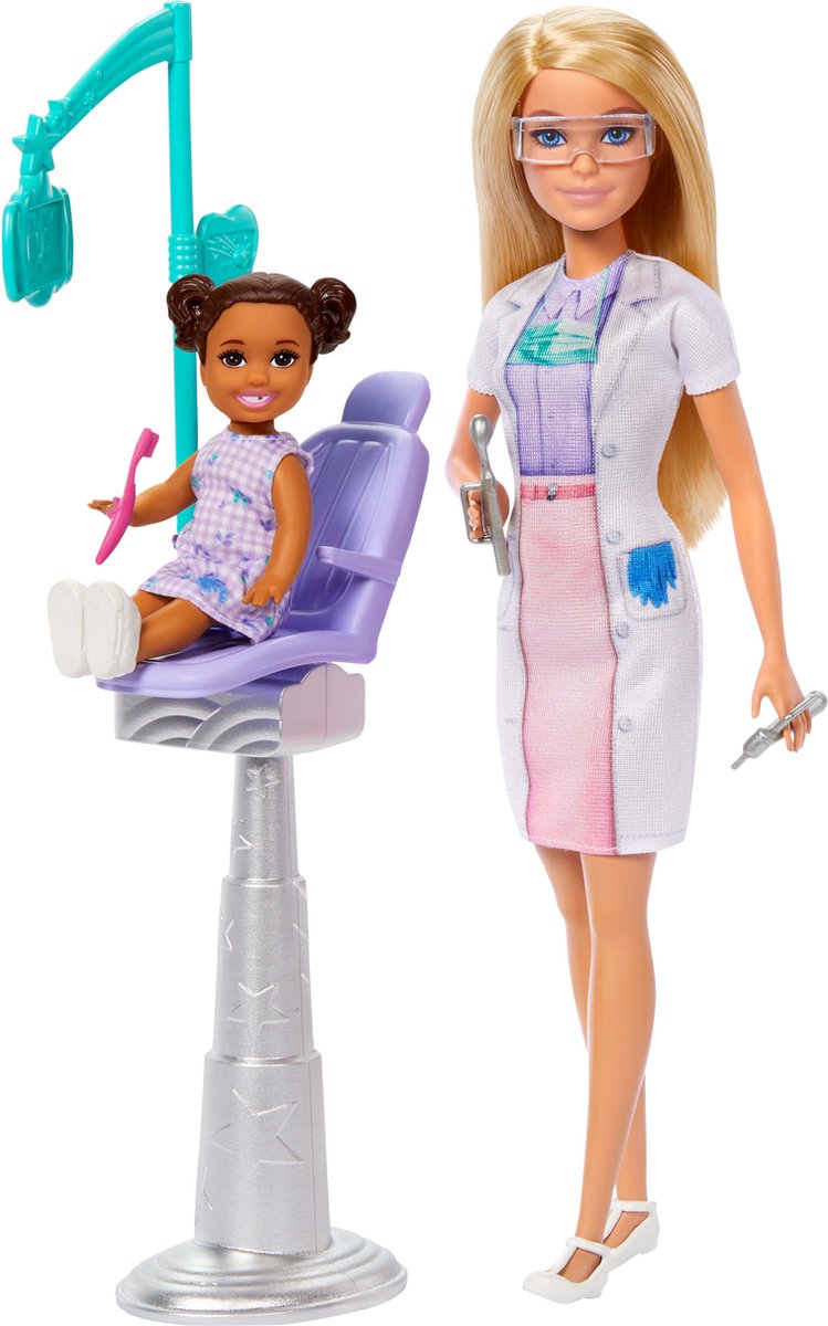 Mattel Barbie-Zahnarztpuppe – Lernspielzeug – Rollenspiel.