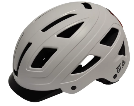 QT Cycle Tech Helm Urban Style Weiß Größe M 55-58 cm 2810392
