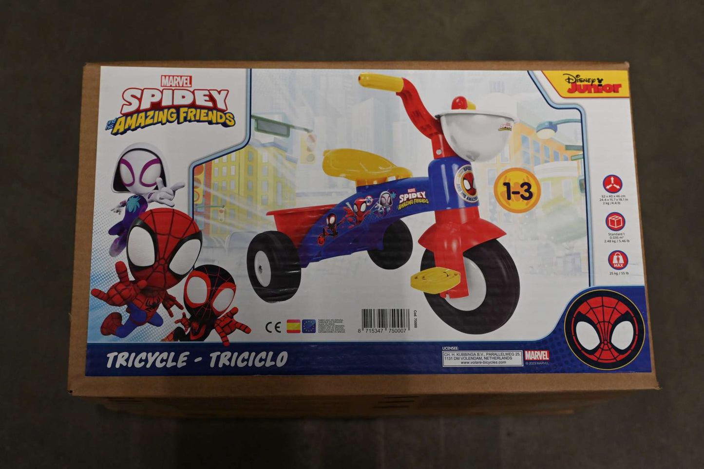 Spidey und seine erstaunlichen Freunde Dreirad Spidey Boys Blau