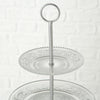 Boltze Home Etagere Relief H35cm Glas