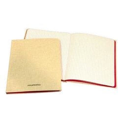 Gebundenes Notizbuch Aurora kariert 5x5mm 80g m2 10,5x16,5cm 192 Seiten 96 Blatt