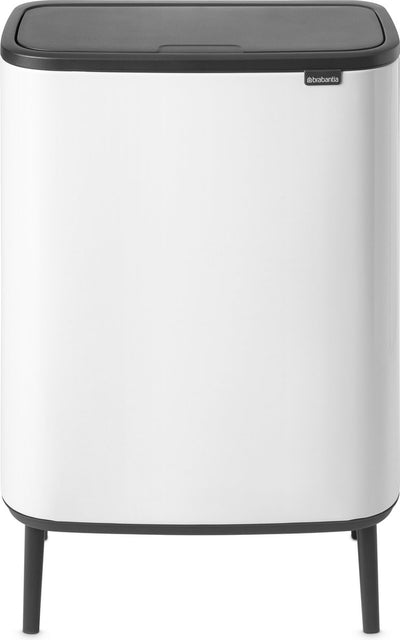 Brabantia Bo Touch Bin Hi Abfallbehälter – 60 Liter – 1 Fach – Weiß