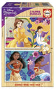 Educa Holzpuzzle Disney Prinzessin Bella und Vaiana 2x25 Teile.