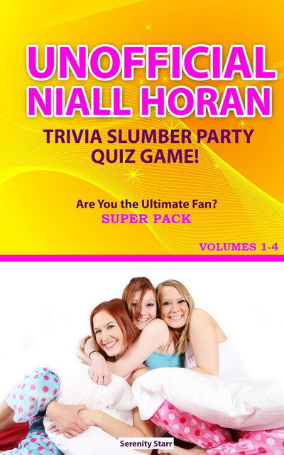 Ty inoffizielles Niall Horan Trivia Slumber Par Quizspiel Super Pack Bände 1–4