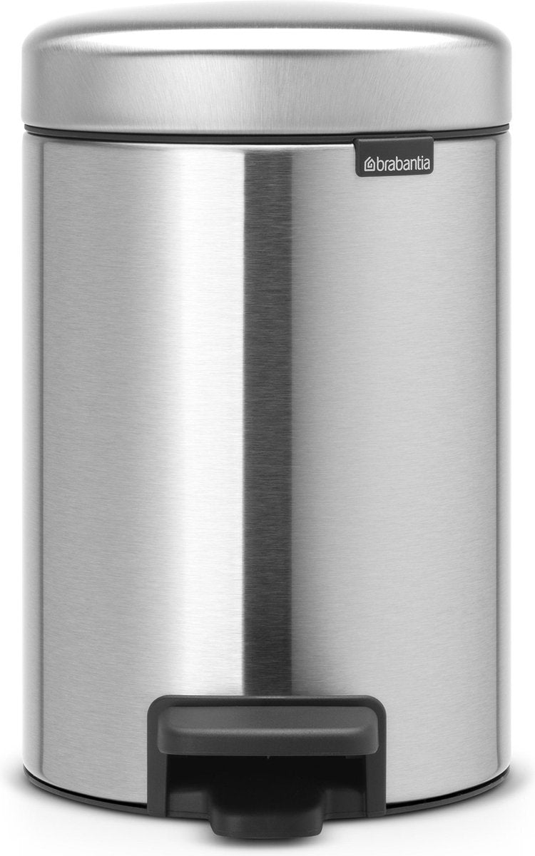 Brabantia Newicon Pedal Eimer, 3L - Matt Steel