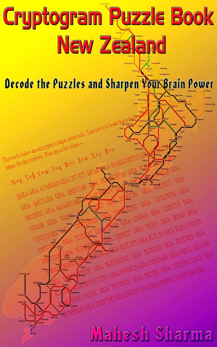 Markenloses Kryptogramm-Rätselbuch, Neuseeland