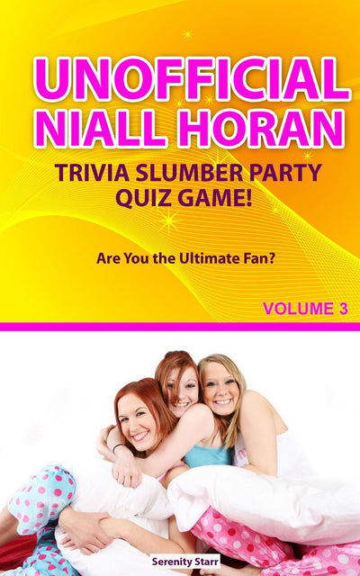 Ty inoffizielles Niall Horan-Trivia-Schlaf-Party-Quiz-Spiel Band 3