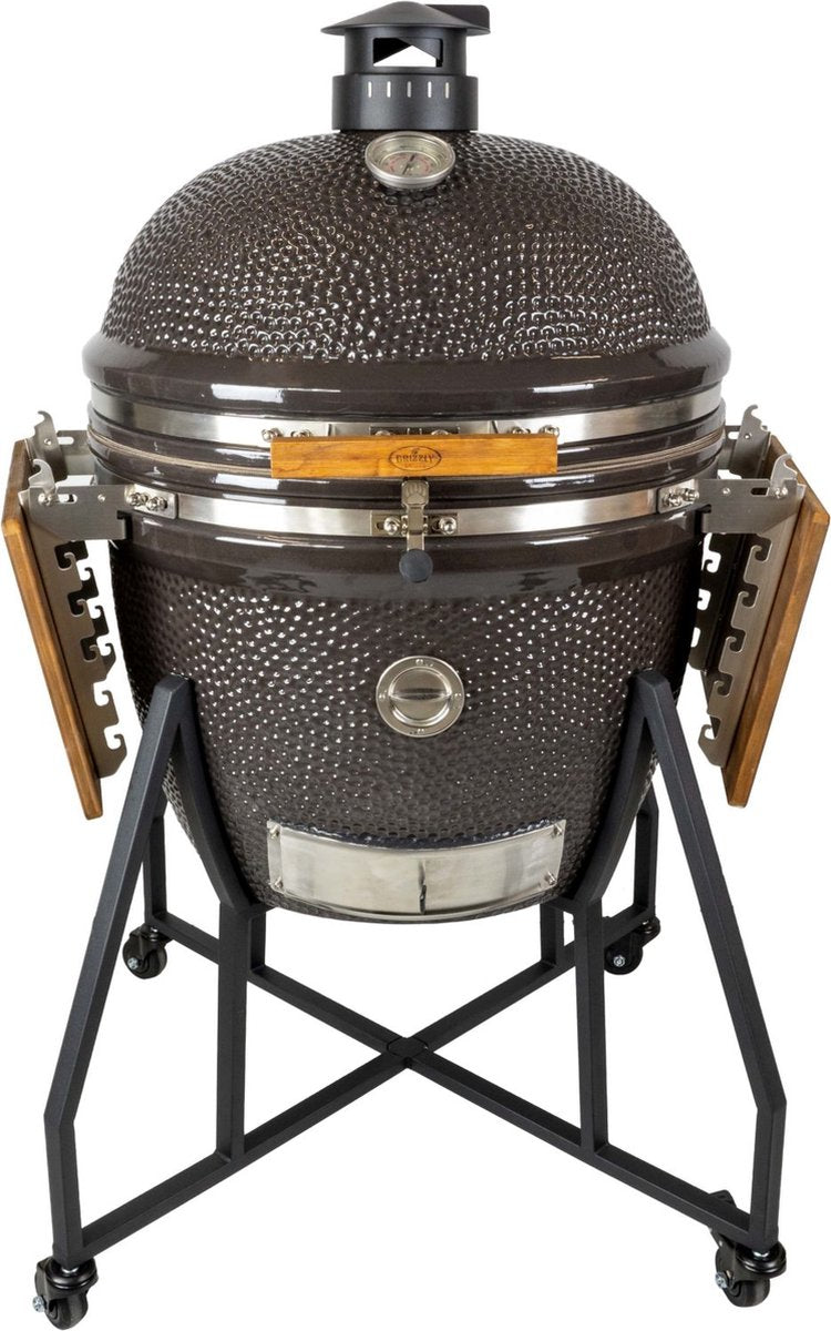 Grizzly Grills Kamado Elite XL – Grill – ø60 cm ø24 Zoll – schwarz – komplett