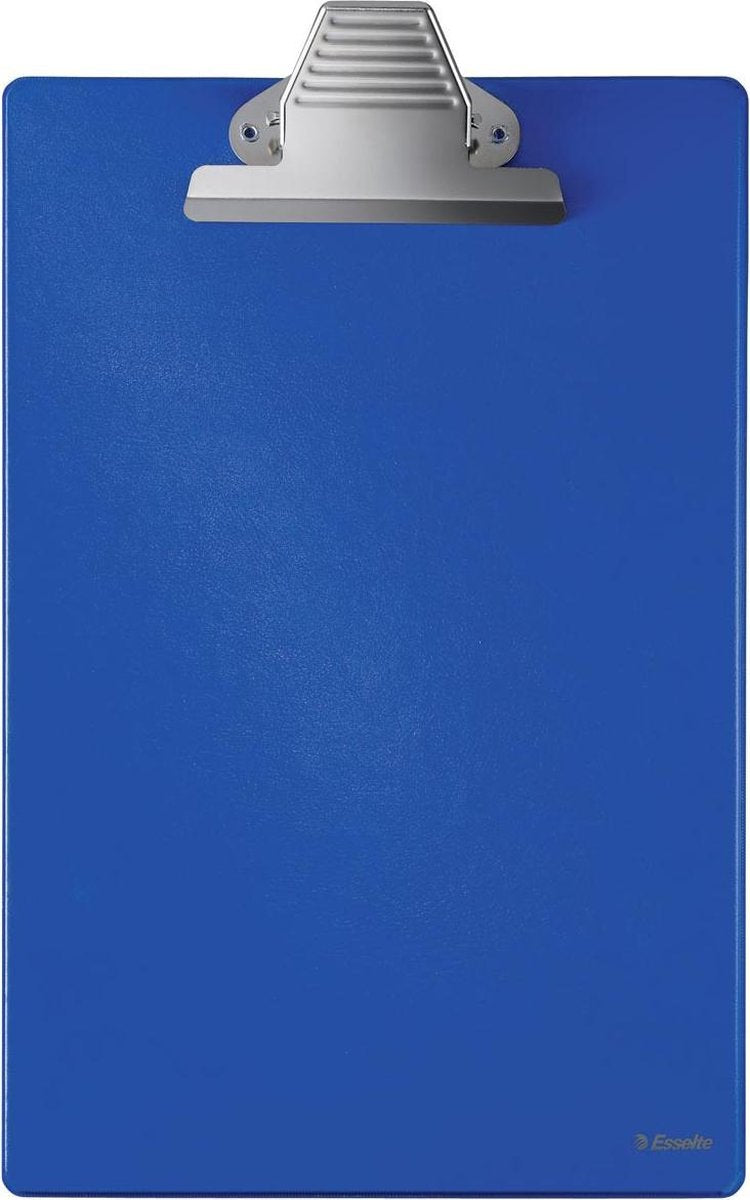 Robustes, langlebiges Klemmbrett von Esselte – Kapazität bis zu 200 Blatt – blau