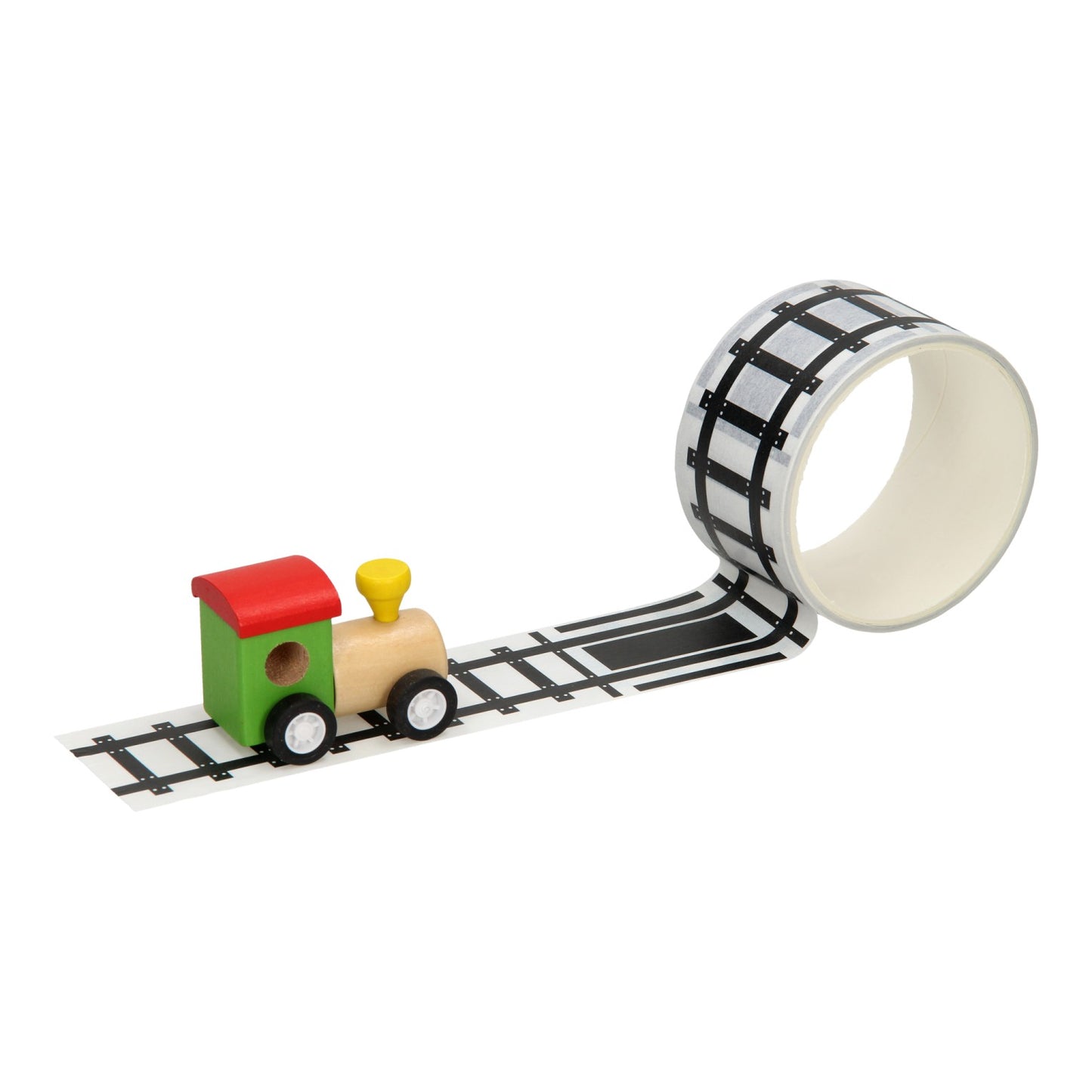 Holzzug mit Straßenband, 8mtr