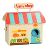 Tragbarer Supermarktspiel Set Holz