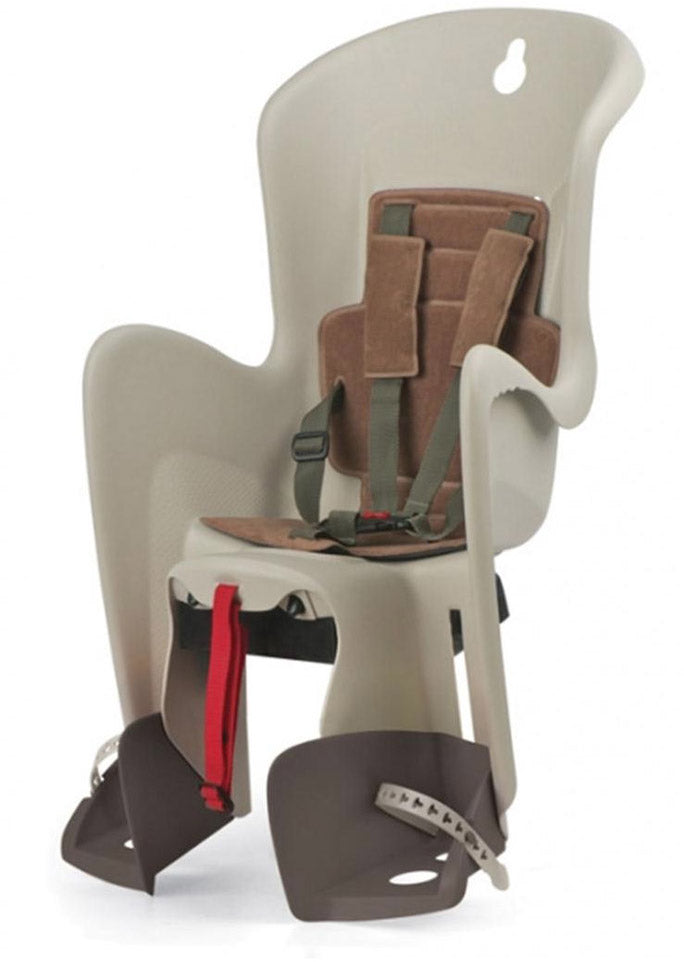 Polisport Kindersitz hinter Bilby Maxi Creme Brown Dragermontage (CFS)