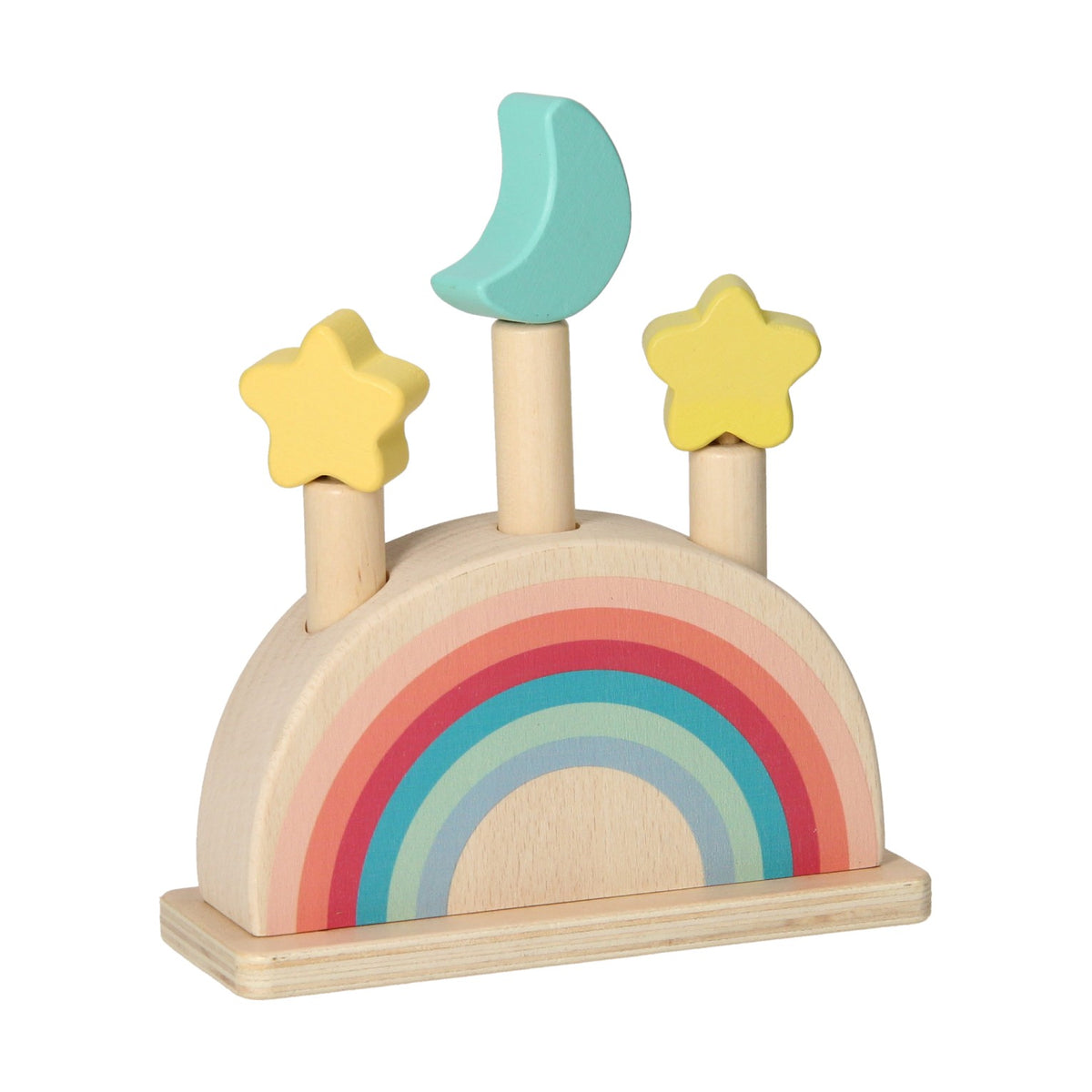 Holzpop-up-Spiel Regenbogen