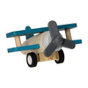 Doppeldeckerflugzeug aus Holz
