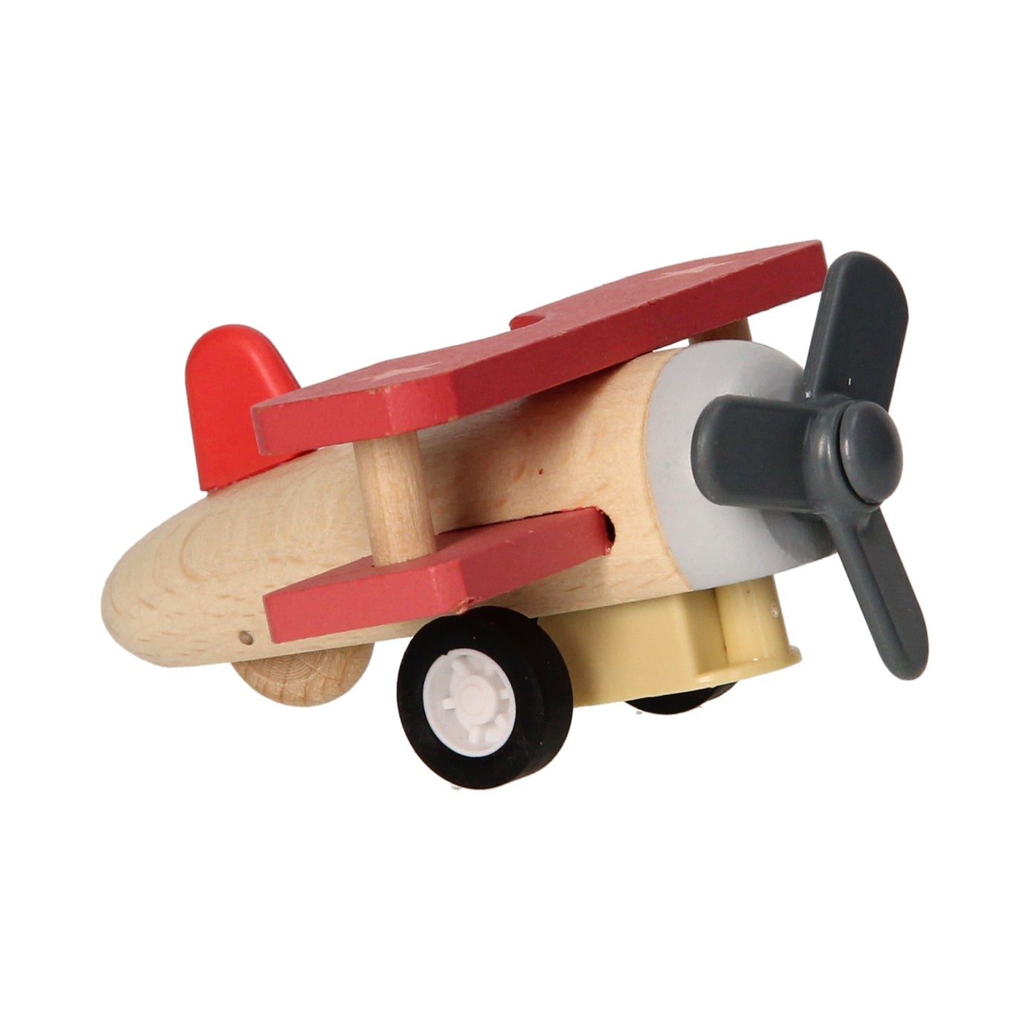 Doppeldeckerflugzeug aus Holz