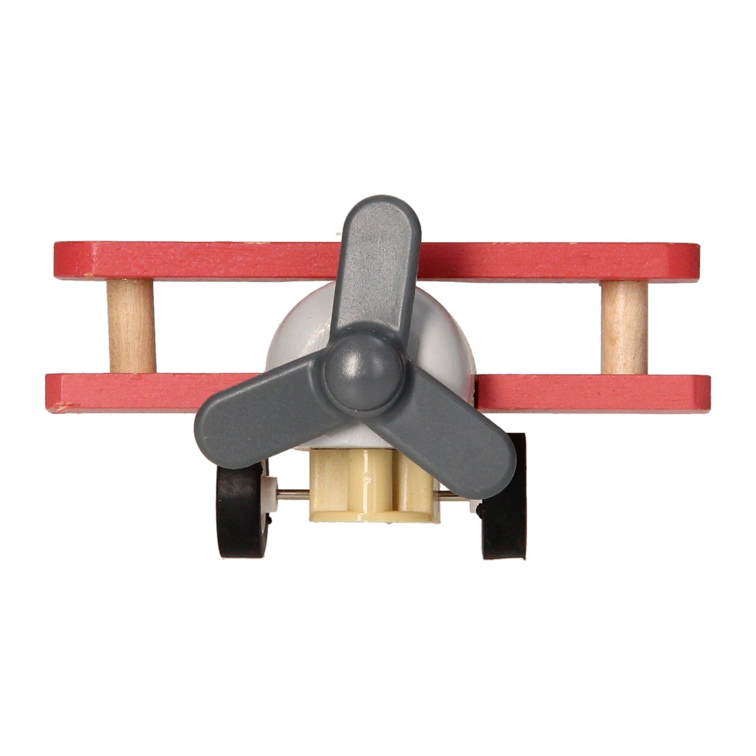 Doppeldeckerflugzeug aus Holz