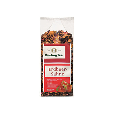 Bunting Tee Fruchtetee Erdbeer-Sahne-Beutel (6x 200gr)