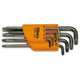 Beta 8-teiliger Set von Winkelstiftschlüsselwerkzeugen mit manipulationsbeständigem TORX®-Profil (Art. 97RTX) mit Unterstützung T9-T10-T15-T20-T25 T27-T30-T40