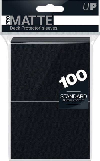 Ultrapro 100 Standard-Pro-Matte-Deckschutzhüllen (schwarz)