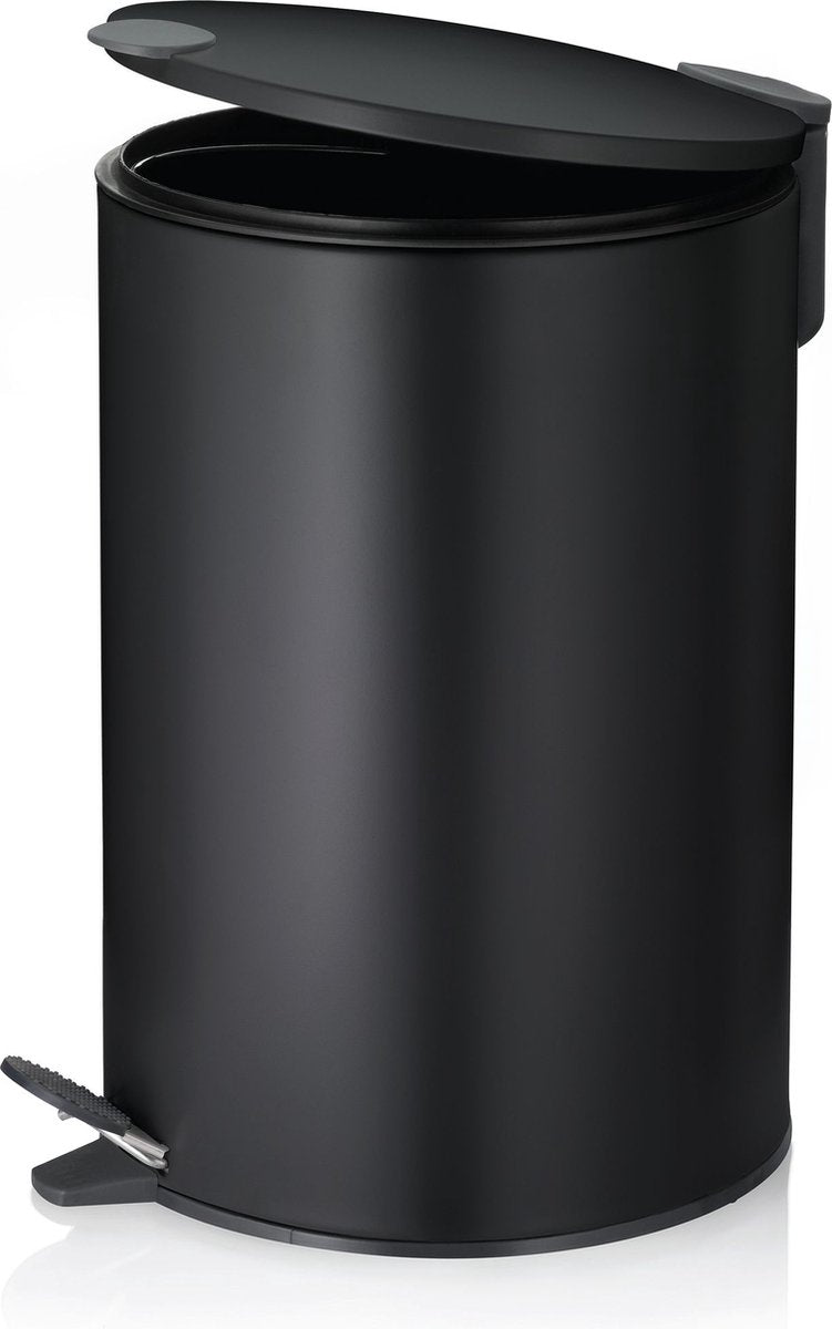 Kela Tretabfalleimer, 12 l, schwarz - | matt