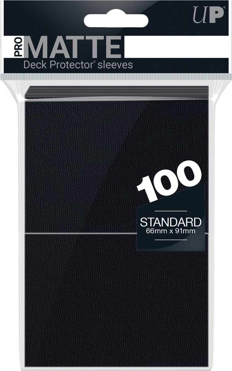 Ultrapro 100 Standard-Pro-Matte-Deckschutzhüllen (schwarz)