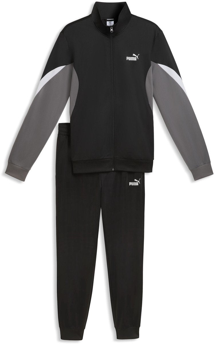 Puma ESS Block Poly Suit Unisex-Trainingsanzug – Schwarz