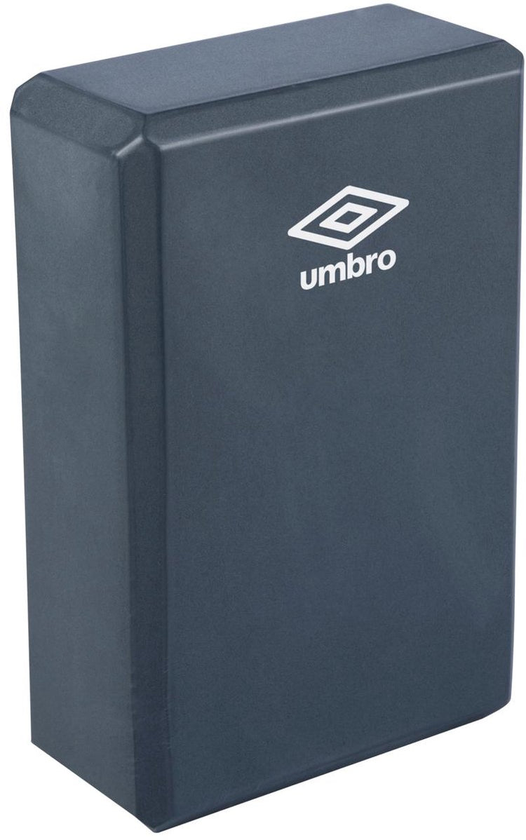 Umbro Yoga-Block – 23 x 15 x 7,5 cm – leicht und langlebig – Pilates-Block – Balance-Dehnübungen – Unterstützung für Yoga und Stretching – Dunkelgrau