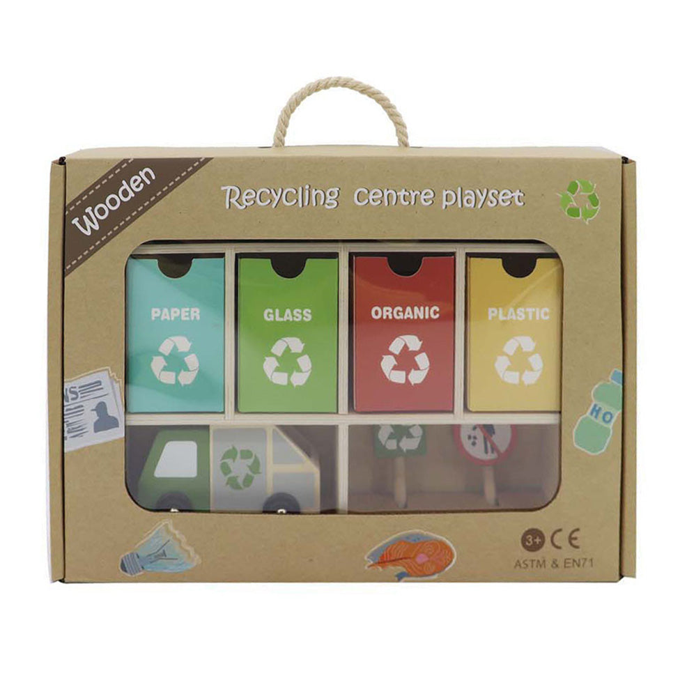 Holzrecycling -Center -Spielset